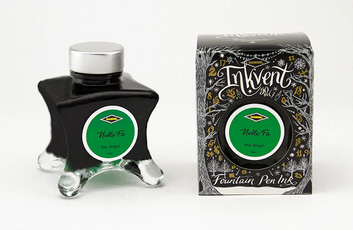 Diamine 50ml Inkvent Starbright Fountain Pen Ink - Noble Fir - Image 2