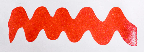 Diamine 50ml Shimmering Fountain Pen Ink - Firestorm Red