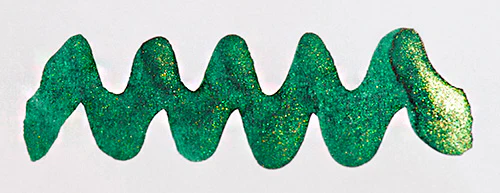 Diamine 50ml Shimmering Fountain Pen Ink - Golden Ivy