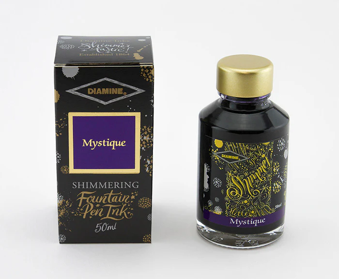 Diamine 50ml Shimmering Fountain Pen Ink - Mystique - Image 2
