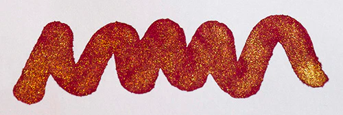 Diamine 50ml Shimmering Fountain Pen Ink - Red Lustre