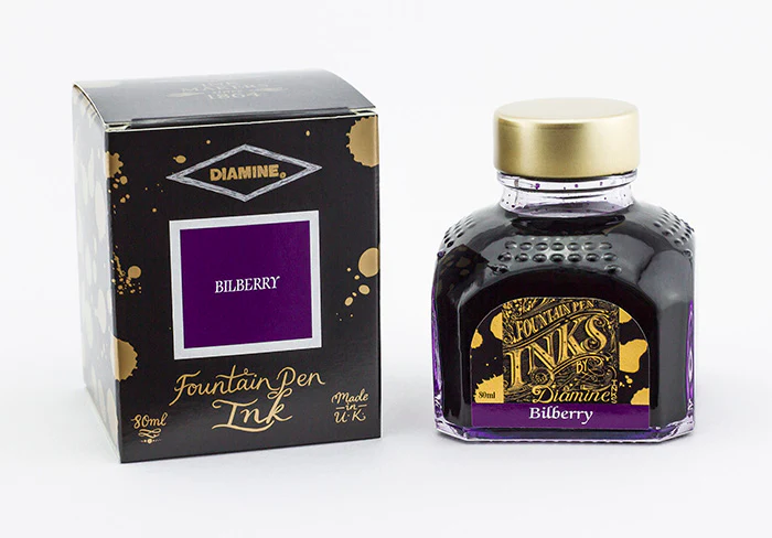 Diamine 80ml Fountain Pen Ink - Bilberry - Image 2