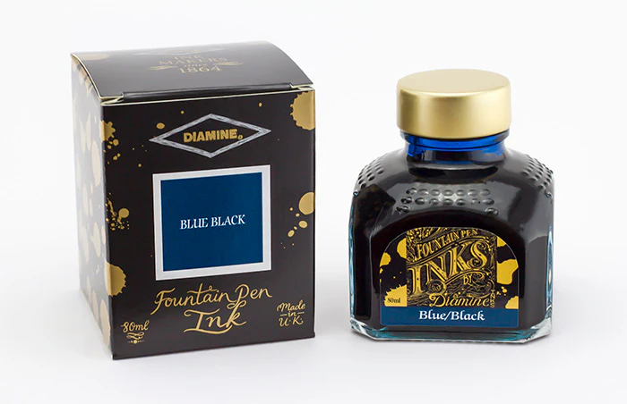 Diamine 80ml Fountain Pen Ink - Blue Black - Image 2