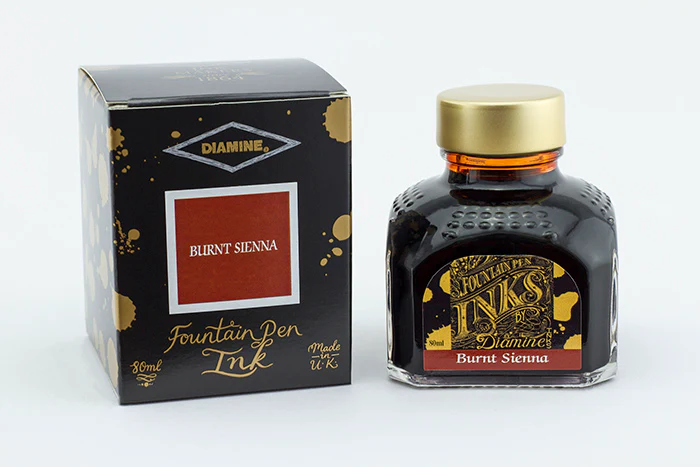 Diamine 80ml Fountain Pen Ink - Burnt Sienna - Image 2