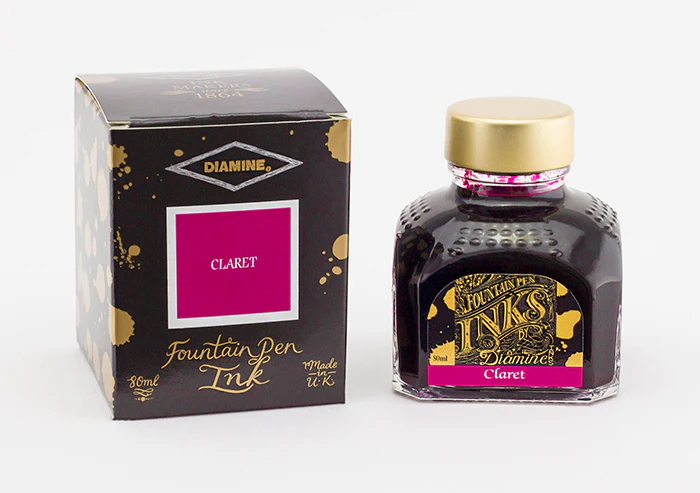 Diamine 80ml Fountain Pen Ink - Claret - Image 2