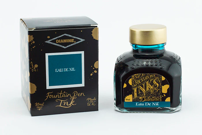 Diamine 80ml Fountain Pen Ink - Eau de Nil - Image 2