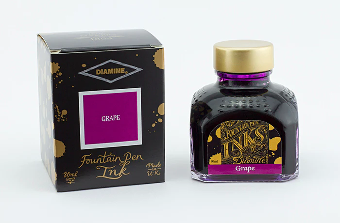 Diamine 80ml Fountain Pen Ink - Grape - Image 2