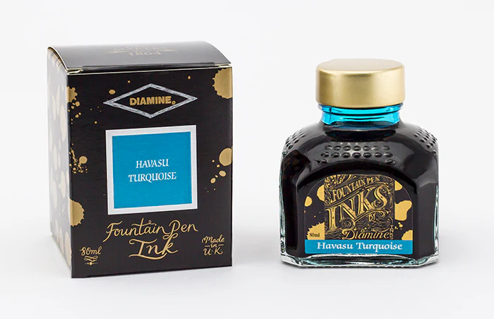 Diamine 80ml Fountain Pen Ink - Havasu Turquoise - Image 2
