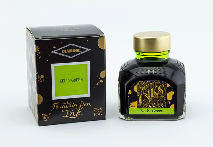 Diamine 80ml Fountain Pen Ink - Kelly Green - Image 2