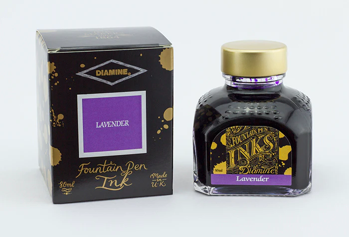 Diamine 80ml Fountain Pen Ink - Lavender - Image 2