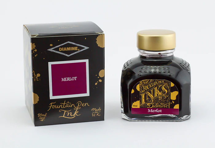 Diamine 80ml Fountain Pen Ink - Merlot - Image 2