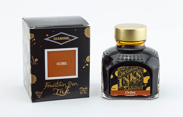 Diamine 80ml Fountain Pen Ink - Ochre - Image 2