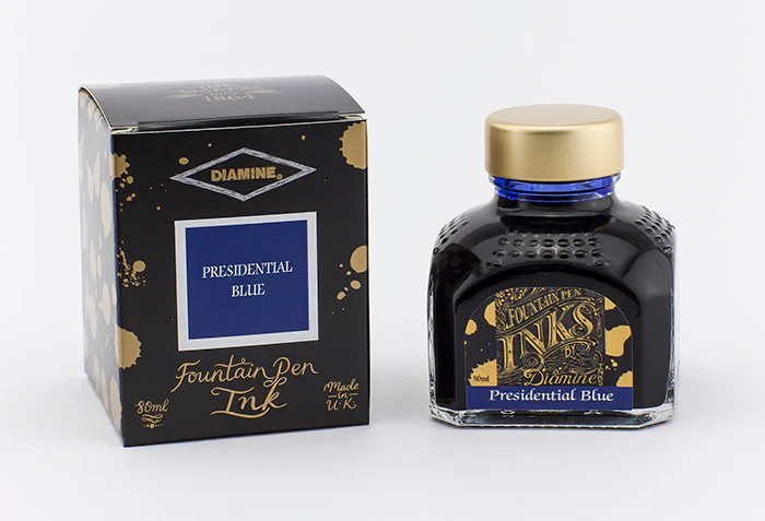 Diamine 80ml Fountain Pen Ink - Presidential Blue - Image 2