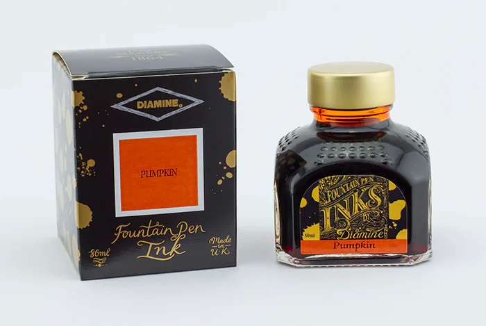 Diamine 80ml Fountain Pen Ink - Pumpkin - Image 2