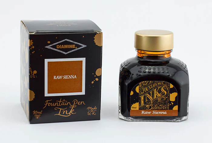 Diamine 80ml Fountain Pen Ink - Raw Sienna - Image 2
