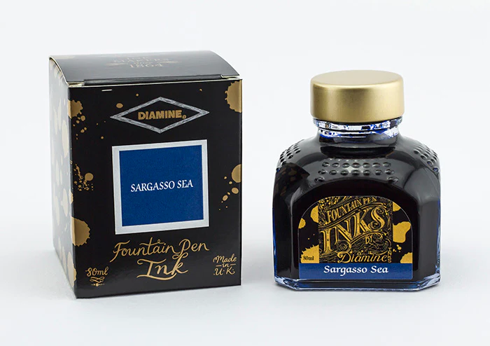 Diamine 80ml Fountain Pen Ink - Sargasso Sea - Image 2