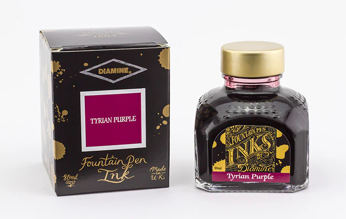 Diamine 80ml Fountain Pen Ink - Tyrian Purple - Image 2