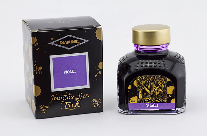 Diamine 80ml Fountain Pen Ink - Violet - Image 2