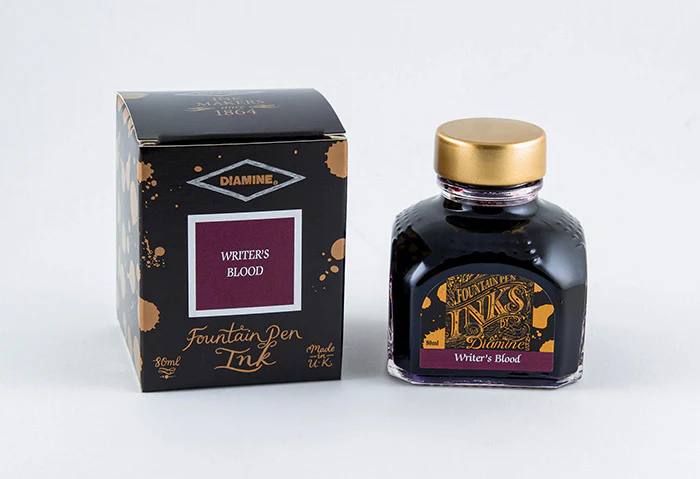 Diamine 80ml Fountain Pen Ink - Writers Blood - Image 2