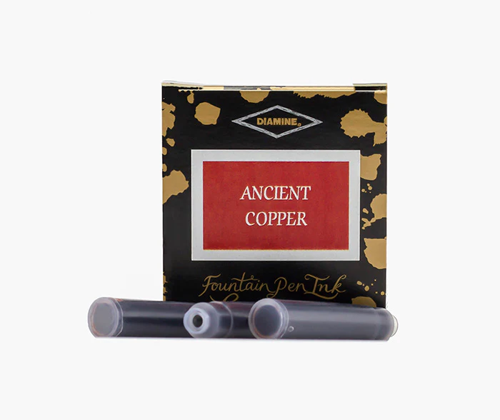 Diamine Fountain Pen Ink Cartridges - Ancient Copper - Image 3
