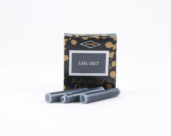 Diamine Fountain Pen Ink Cartridges - Earl Grey - Image 3