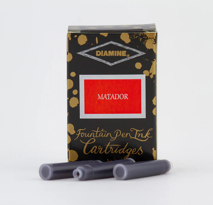 Diamine Fountain Pen Ink Cartridges - Matador - Image 2