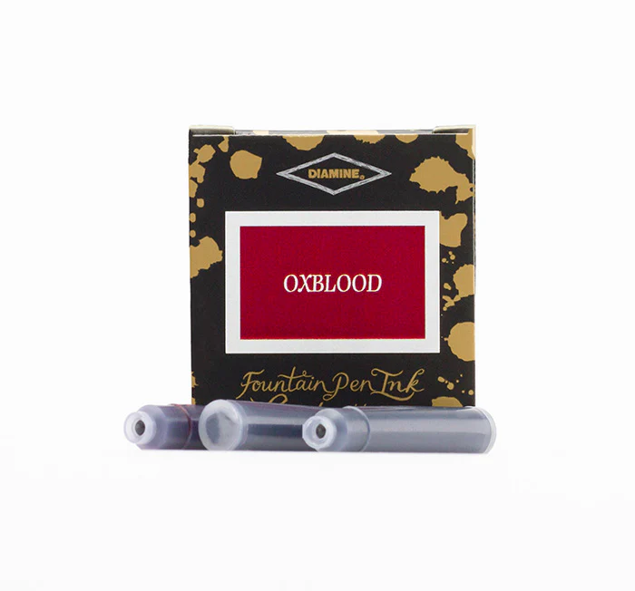 Diamine Fountain Pen Ink Cartridges - Oxblood - Image 3