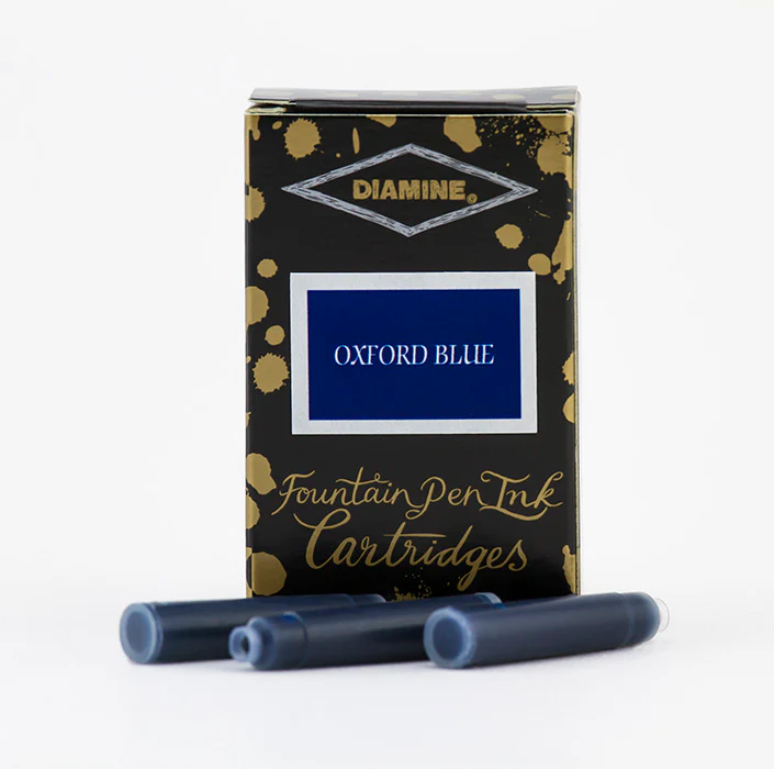 Diamine Fountain Pen Ink Cartridges - Oxford Blue - Image 2