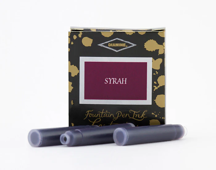 Diamine Fountain Pen Ink Cartridges - Syrah - Image 3